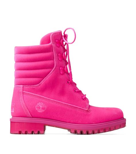 timberland lv collab|jimmy choo Timberland boots pink.